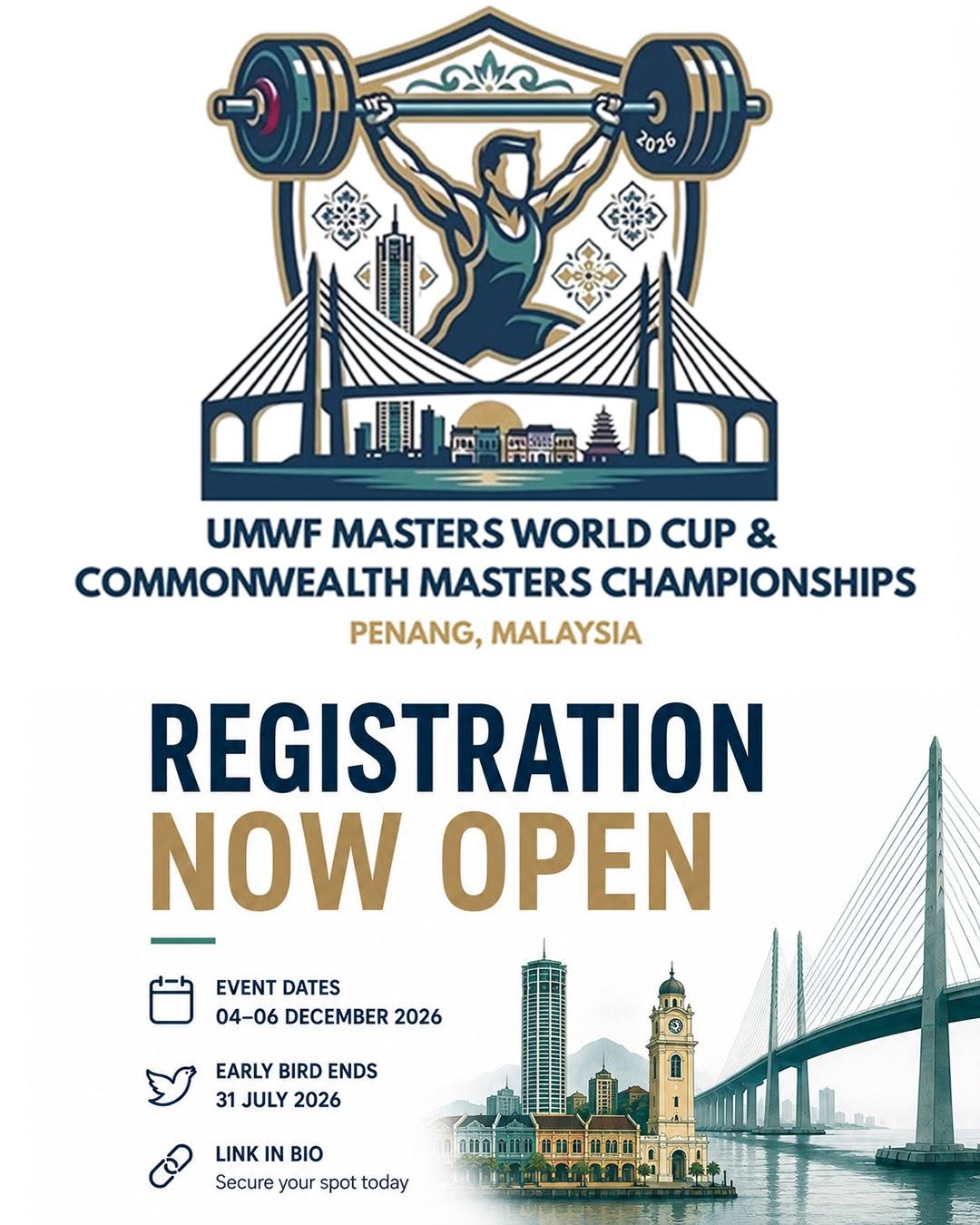Coupe du monde Masters UMWF 2026 & Championnats Masters du Commonwealth